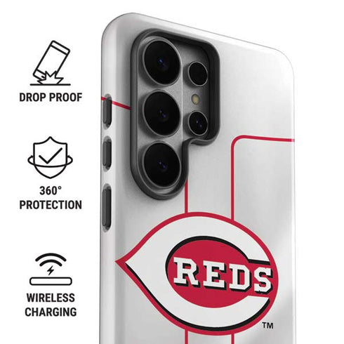 MLB Cincinnati Reds Home Jersey Galaxy S26 Ultra Impact Case