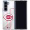 MLB Cincinnati Reds Home Jersey Galaxy Z Fold5 5G Clear Case