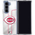 MLB Cincinnati Reds Home Jersey Galaxy Z Fold5 5G Clear Case