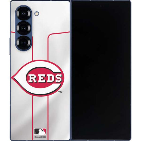 MLB Cincinnati Reds Home Jersey Galaxy Z Fold6 Skin
