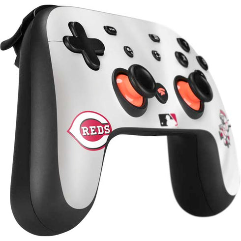 MLB Cincinnati Reds Home Jersey Google Stadia Controller Skin