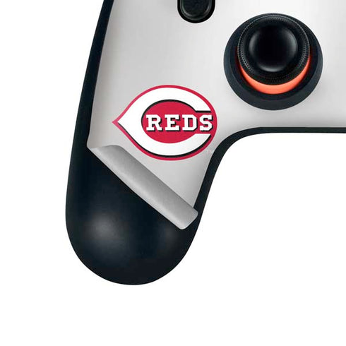 MLB Cincinnati Reds Home Jersey Google Stadia Controller Skin