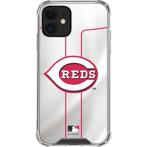 MLB Cincinnati Reds Home Jersey iPhone 12 Mini Clear Case