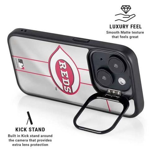 MLB Cincinnati Reds Home Jersey iPhone 14 Kickstand Case