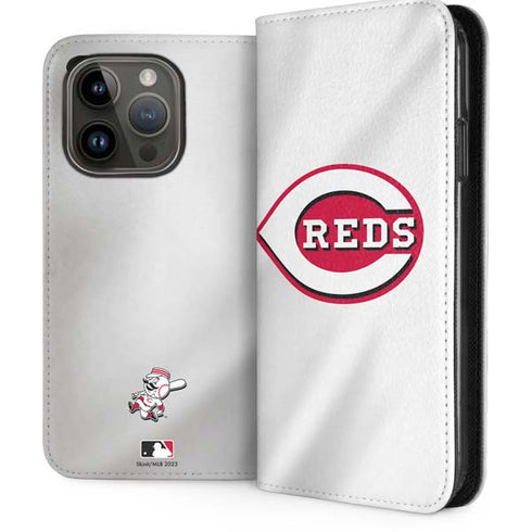 MLB Cincinnati Reds Home Jersey iPhone 15 Pro Folio Case