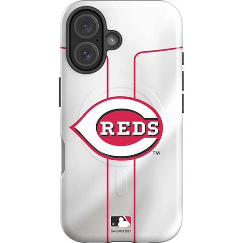 MLB Cincinnati Reds Home Jersey iPhone 16 Magsafe Impact Case