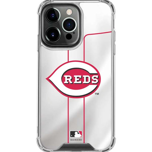 MLB Cincinnati Reds Home Jersey iPhone 16 Pro Max Clear Case