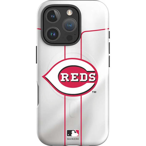 MLB Cincinnati Reds Home Jersey iPhone 16 Pro Max Magsafe Impact Case