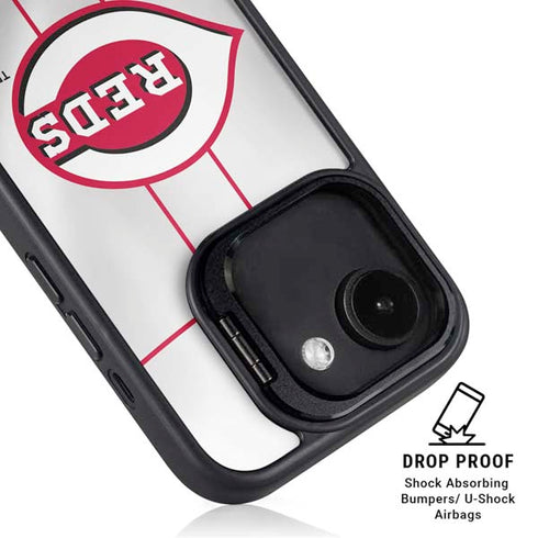 MLB Cincinnati Reds Home Jersey iPhone 16e Kickstand Case