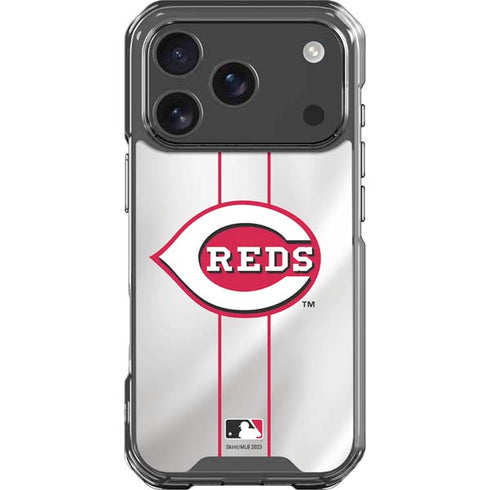 MLB Cincinnati Reds Home Jersey iPhone 18 Pro Clear Case