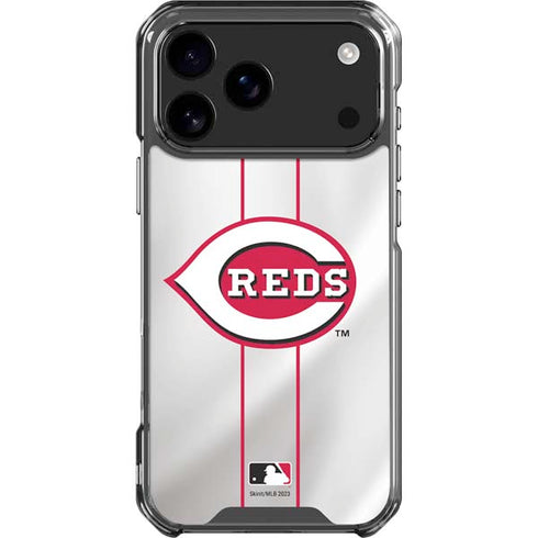 MLB Cincinnati Reds Home Jersey iPhone 18 Pro Max Clear Case