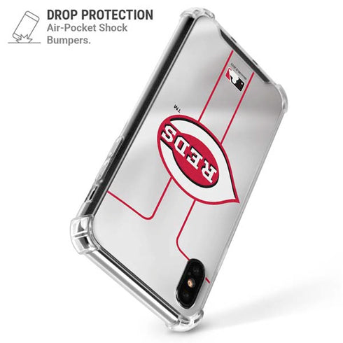 MLB Cincinnati Reds Home Jersey iPhone X/XS Clear Case