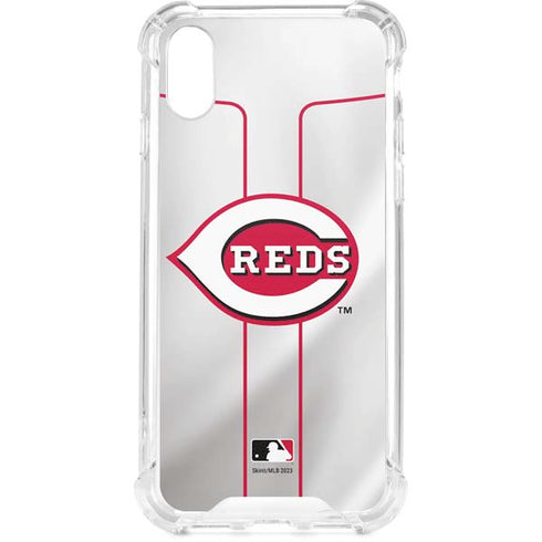 MLB Cincinnati Reds Home Jersey iPhone XS Clear Case