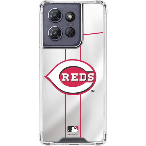 MLB Cincinnati Reds Home Jersey Moto G Play 5G (2025) Clear Case