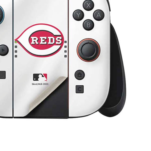 MLB Cincinnati Reds Home Jersey Nintendo Switch 2 (2025) Joy-Con Controller Skin
