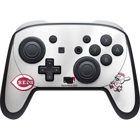 MLB Cincinnati Reds Home Jersey Nintendo Switch 2 (2025) Pro Controller Skin