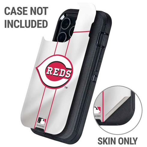 MLB Cincinnati Reds Home Jersey Otterbox Defender iPhone Skin