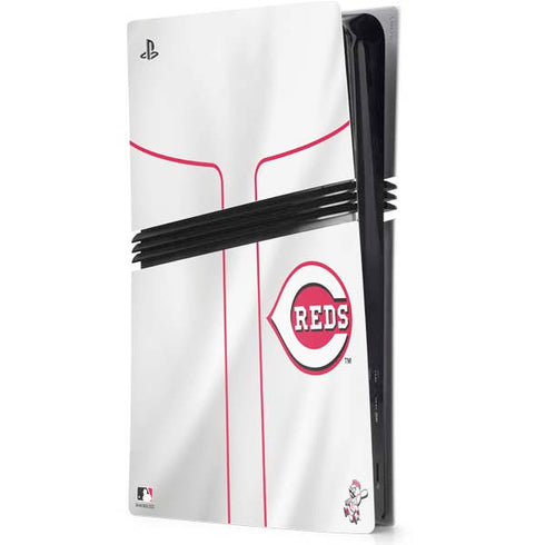 MLB Cincinnati Reds Home Jersey PS5 Pro Console Skin