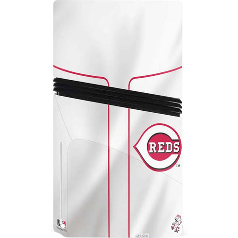 MLB Cincinnati Reds Home Jersey PS5 Pro Disk Console Skin