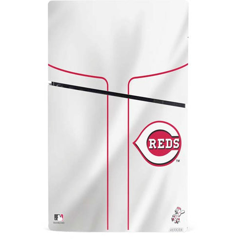 MLB Cincinnati Reds Home Jersey PS5 Slim Digital Edition Console Skin