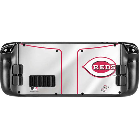 MLB Cincinnati Reds Home Jersey Steam Deck Handheld Gaming Computer Skin