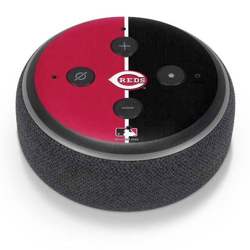 MLB Cincinnati Reds Split Amazon Echo Dot Skin