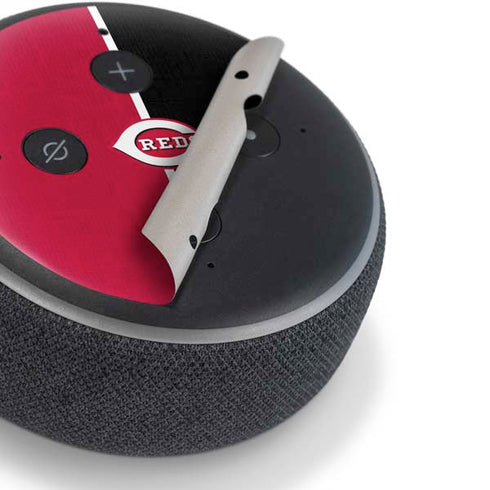 MLB Cincinnati Reds Split Amazon Echo Dot Skin