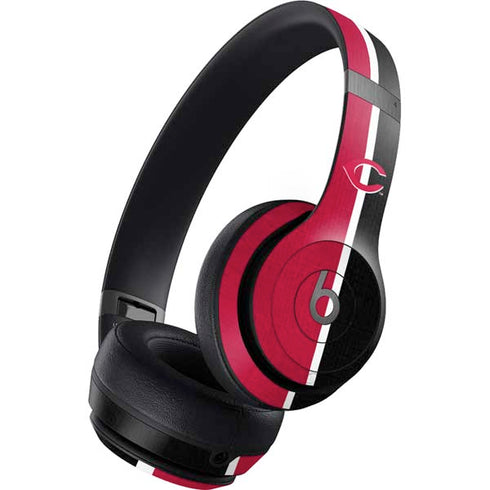 MLB Cincinnati Reds Split Beats Solo 4 Wireless Headphones Skin