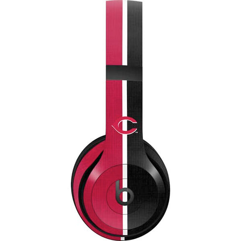 MLB Cincinnati Reds Split Beats Studio Pro Wireless Headphones Skin