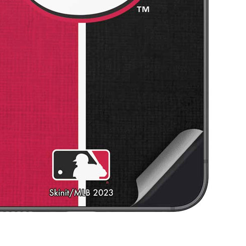 MLB Cincinnati Reds Split Galaxy A16 5G Skin