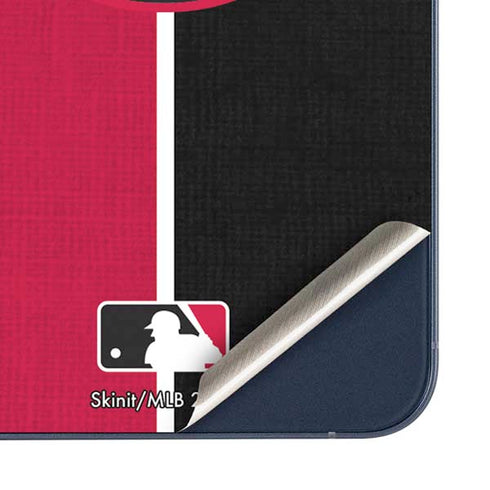 MLB Cincinnati Reds Split Galaxy A35 5G Skin