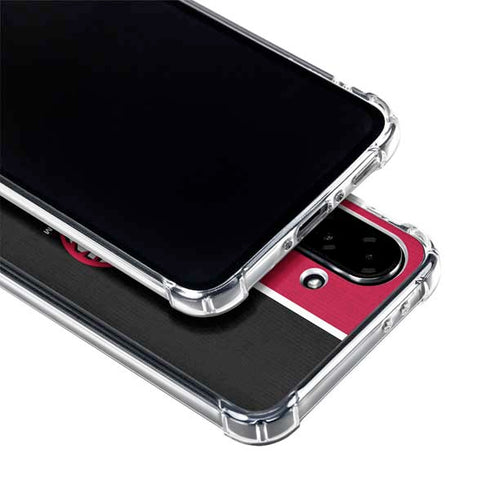 MLB Cincinnati Reds Split Galaxy A36 5G Clear Case