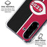 MLB Cincinnati Reds Split Galaxy A36 5G Clear Case