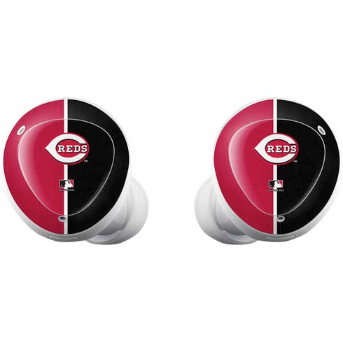 MLB Cincinnati Reds Split Galaxy Buds Plus Skin