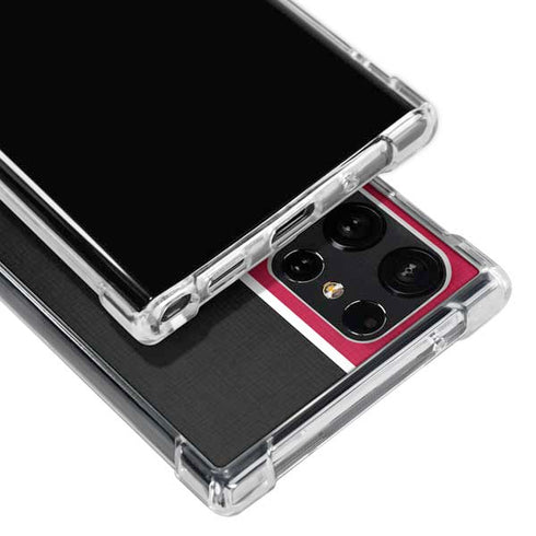 MLB Cincinnati Reds Split Galaxy S23 Ultra Clear Case
