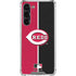 MLB Cincinnati Reds Split Galaxy S24 FE Clear Case