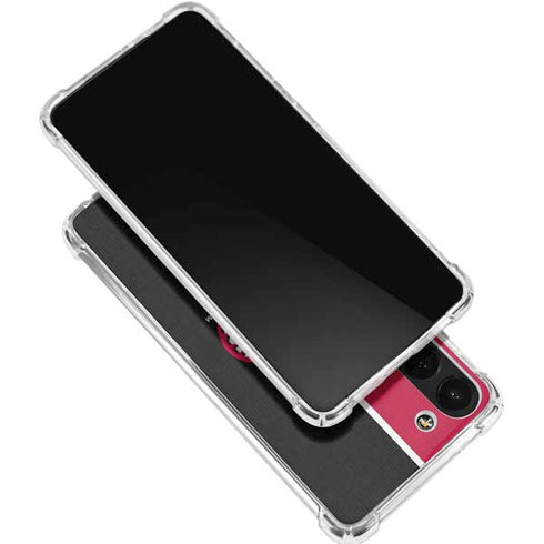 MLB Cincinnati Reds Split Galaxy S24 FE Clear Case