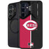 MLB Cincinnati Reds Split Galaxy S24 FE Kickstand Case