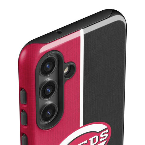 MLB Cincinnati Reds Split Galaxy S25 Impact Case