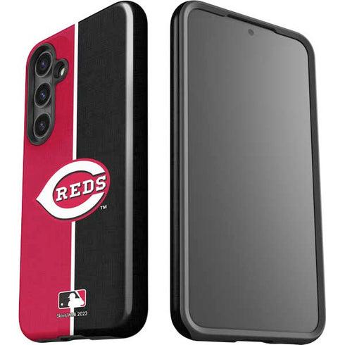 MLB Cincinnati Reds Split Galaxy S25 Impact Case