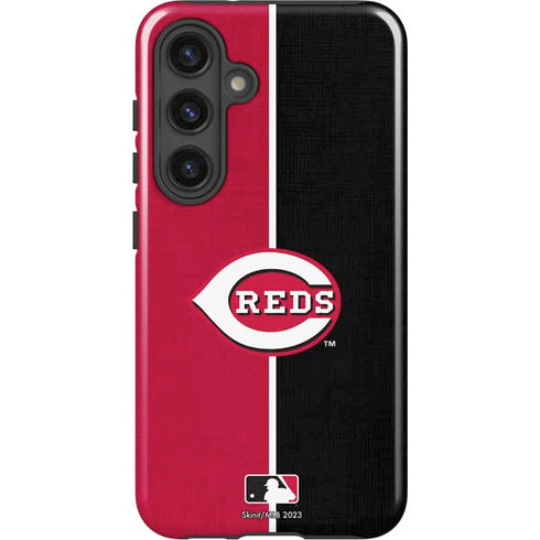 MLB Cincinnati Reds Split Galaxy S25 Plus Impact Case
