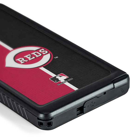 MLB Cincinnati Reds Split Galaxy S24 Ultra Waterproof Case