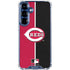 MLB Cincinnati Reds Split Galaxy S25 FE Clear Case