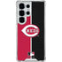 MLB Cincinnati Reds Split Galaxy S25 Ultra Clear Case
