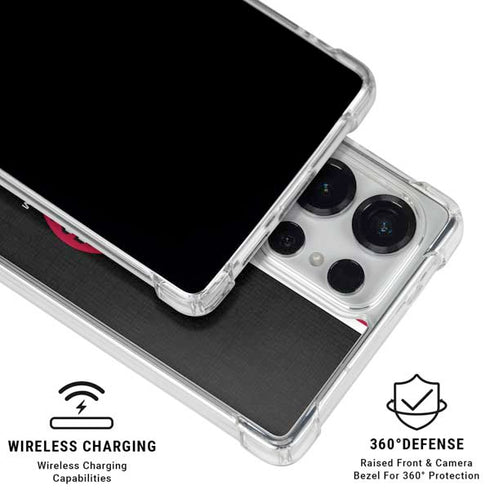 MLB Cincinnati Reds Split Galaxy S25 Ultra Clear Case