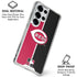 MLB Cincinnati Reds Split Galaxy S25 Ultra Clear Case