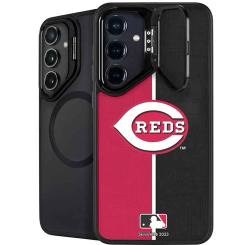 MLB Cincinnati Reds Split Galaxy S26 Plus Kickstand Case