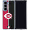 MLB Cincinnati Reds Split Galaxy Z Fold5 5G Clear Case