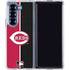 MLB Cincinnati Reds Split Galaxy Z Fold7 Clear Case