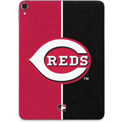 MLB Cincinnati Reds Split Apple iPad Pro Skin